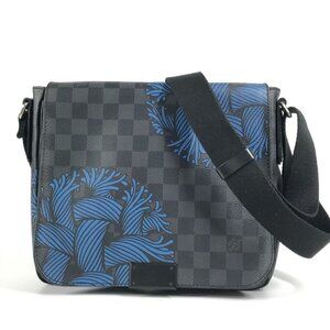 LOUIS VUITTON N41714 DamierGraphite District PM Christopher Nemeth Shoulder Bag